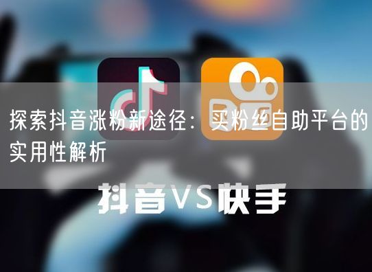 探索抖音涨粉新途径：买粉丝自助平台的实用性解析