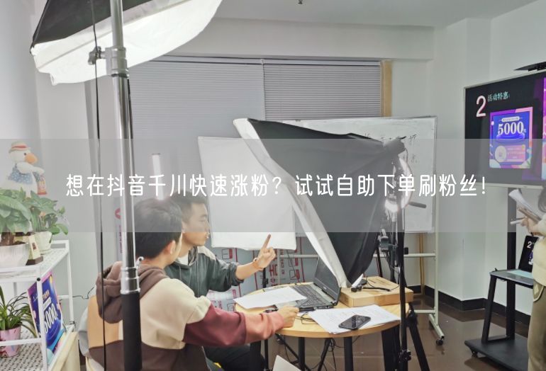 想在抖音千川快速涨粉？试试自助下单刷粉丝！